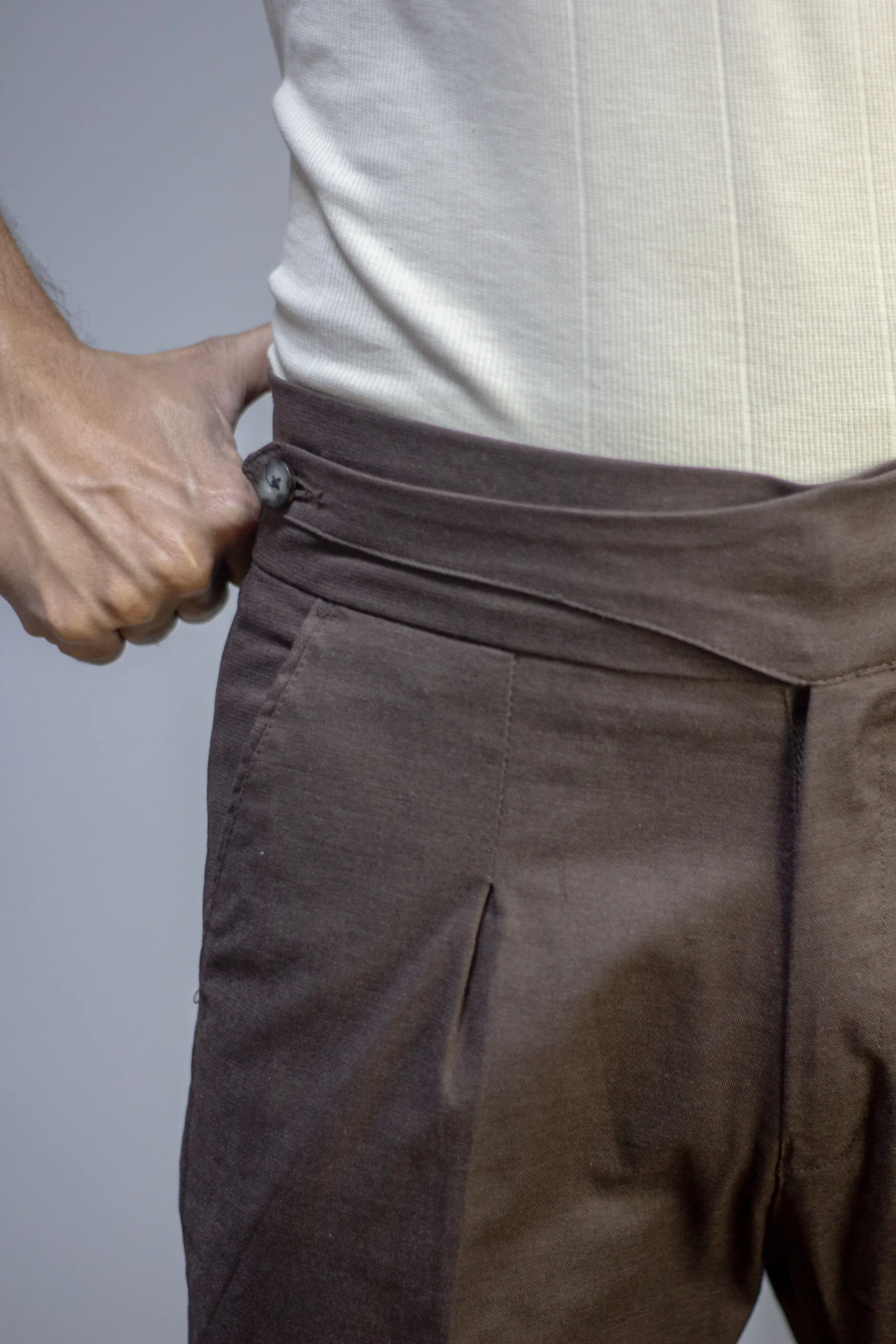 Brown Long-Belt Gurkha Pants - Image 6